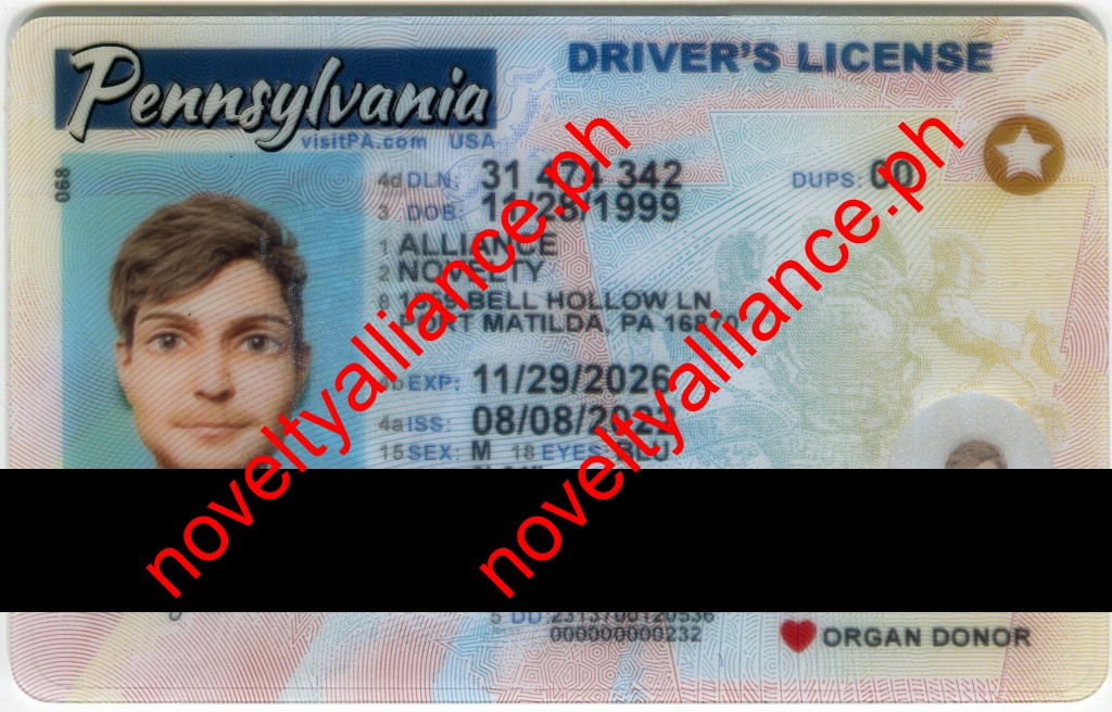 PENNSYLVANIA NEW O21 2022 FULLY POLYCARD