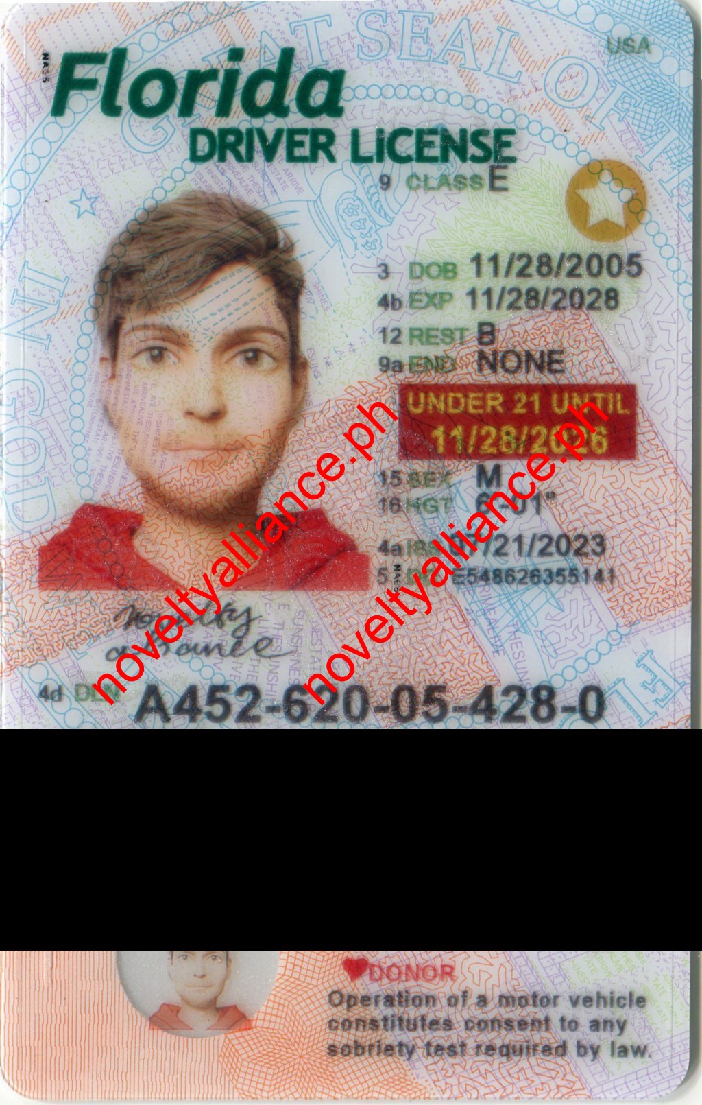 FLORIDA NEW U21 2022 FULLY POLYCARD