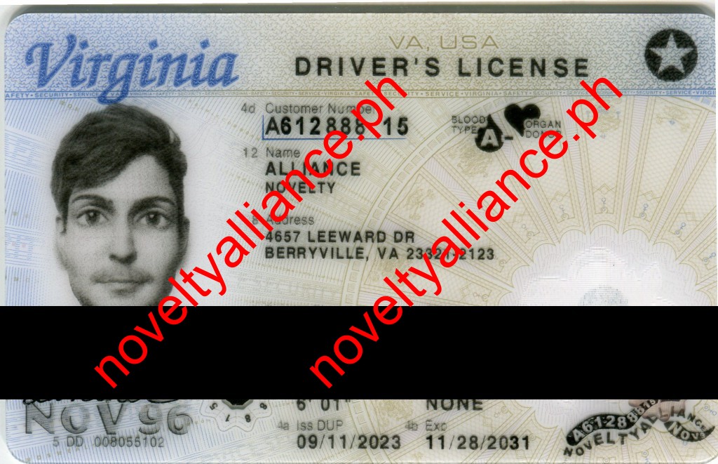 VIRGINIA 2023 FULLY POLYCARD