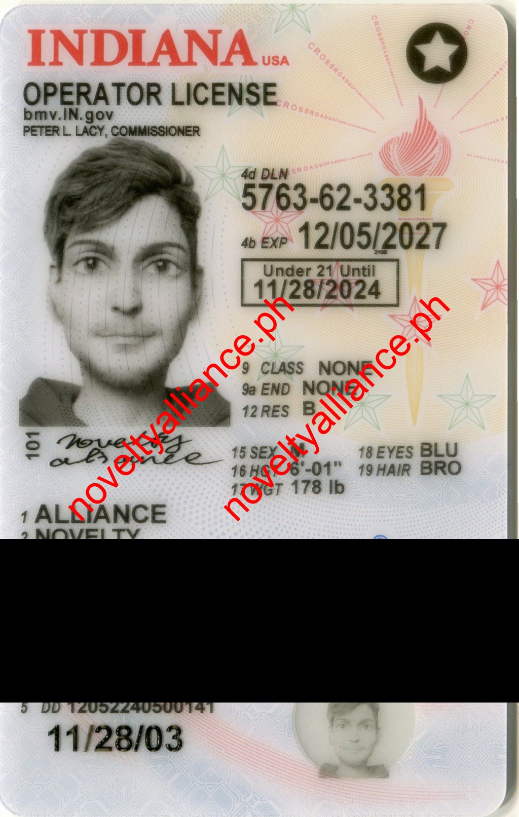 INDIANA U21 NEW 2023 FULLY POLYCARD